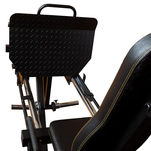 Powertec Fitness Leg Press Machine, 1000 LB Weight Capacity, Black - Professional Exercise Equipment for Home Gym - Heavy Duty Workout Equipment for Full Lower Body Workout