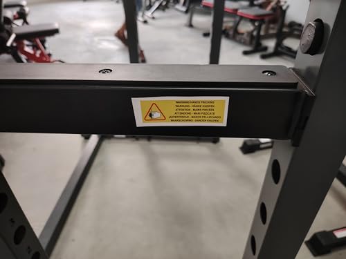 PASYOU Squat Rack for Home Gym with Max Load 1800 lbs for Bumpers and 600 lbs for J Hooks (Model:SR30)
