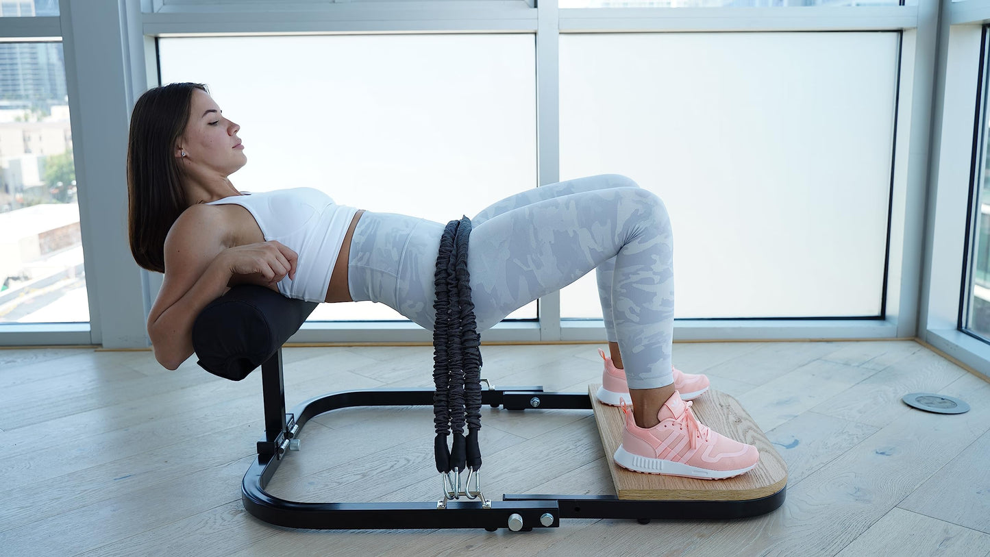 BootySprout Hip Thrust Machine for High Resistance Glute Training, up to 400 pounds of Resistance