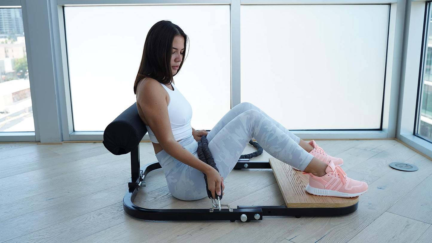 BootySprout Hip Thrust Machine for High Resistance Glute Training, up to 400 pounds of Resistance