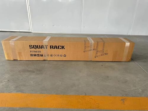 PASYOU Squat Rack for Home Gym with Max Load 1800 lbs for Bumpers and 600 lbs for J Hooks (Model:SR30)
