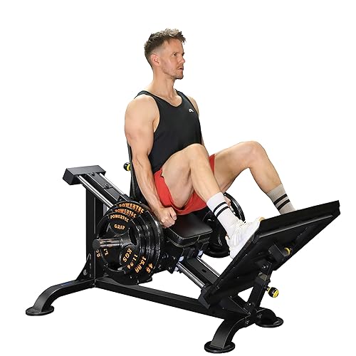 Powertec Fitness Leg Sled - Leg Press Machine, 700 LB Capacity, Black - Professional Home Gym Equipment - Heavy Duty Exercise Equipment for Lower Body Workout
