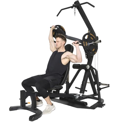 Powertec Fitness Workbench LeverSystem - Workout Bench, 500 LB Weight Capacity, Black - Gym Equipment for Home - Adjustable Full Body Workout Machine