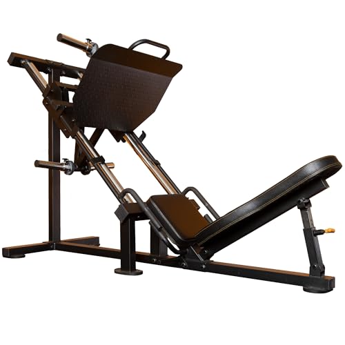 Powertec Fitness Leg Press Machine, 1000 LB Weight Capacity, Black - Professional Exercise Equipment for Home Gym - Heavy Duty Workout Equipment for Full Lower Body Workout