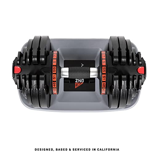 Nonzero Gravity PowerDyne Adjustable Dumbbell Weights (Coal 80lbs (Set of 2))