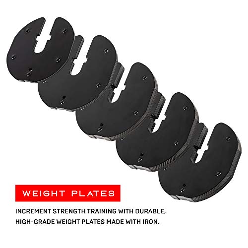 Nonzero Gravity PowerDyne Adjustable Dumbbell Weights (Coal 80lbs (Set of 2))