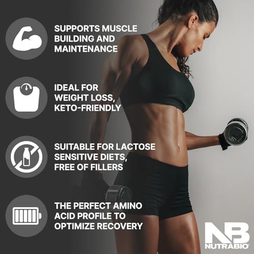 NutraBio Whey Protein Isolate Supplement – 25g of Protein Per Scoop with Complete Amino Acid Profile - Soy and Gluten Free Protein Powder - Zero Fillers and Non-GMO - Chocolate Dipped Macaroon 5lbs
