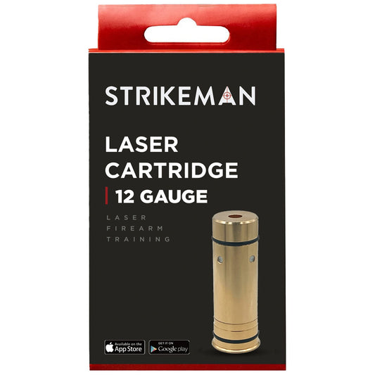 Strikeman 12 Gauge Shotgun Dry Fire Laser Training Cartridge - Great for Target Shooting Practice with Shotguns, Made for Our Firearm Training System - Red Laser Cartridge Only