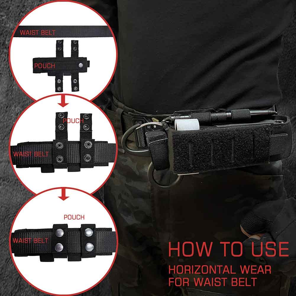 Tourniquet Holster, Cat Tourniquet Pouch Holder Molle Tourniquets Pouch Case for CAT Tourniquets, Tourniquet Holster Holder for Duty Belt Equipment Black(Tourniquet and Shear Not Included)