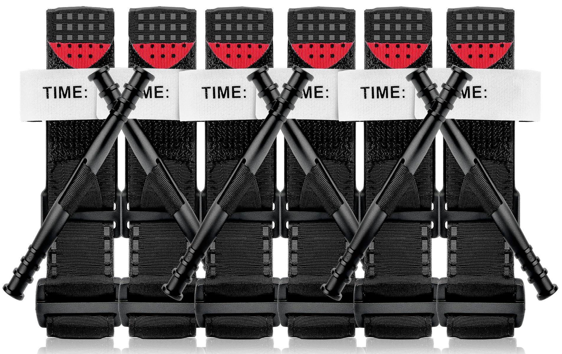 Bencai Tourniquet Kit, 6-Pack Single-Handed Spinning Tourniquet, Reinf ...