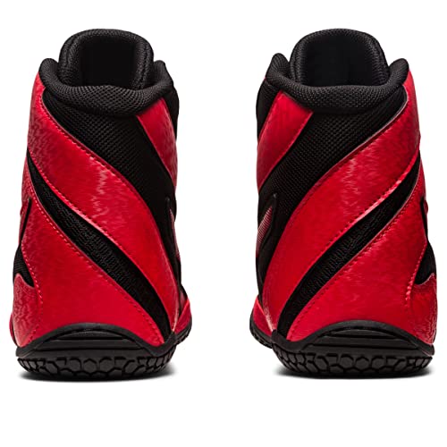 ASICS Men's MATCONTROL 3 Wrestling Shoes, 12.5, Black/Classic RED