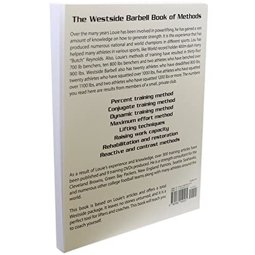 Westside Barbell, Book of Methods, Weightlifting Book, Collection of Practical Knowledge, Fitness and Exercise Manual, True Story of Columbus Ohio Westside Barbell [paperback] Louie Simmons, Martha Johnson and Doris Simmons [Jan 01, 2007]