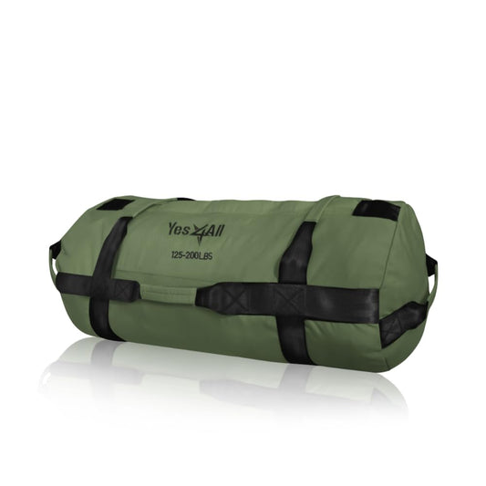 Yes4All Workout Sandbags, Heavy Duty Sandbags for Fitness, Conditioning, MMA & Combat Sports - Army Green - XL