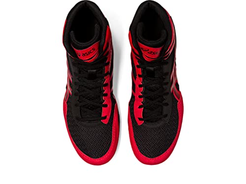 ASICS Men's MATCONTROL 3 Wrestling Shoes, 12.5, Black/Classic RED