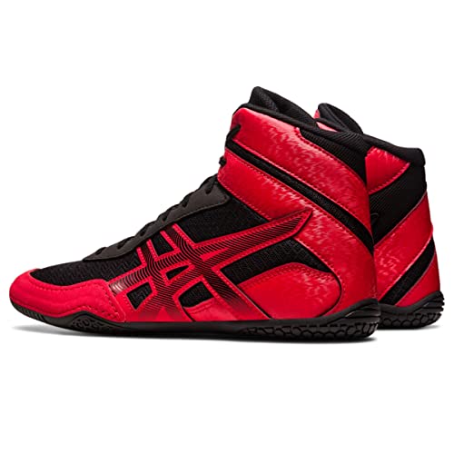 ASICS Men's MATCONTROL 3 Wrestling Shoes, 12.5, Black/Classic RED