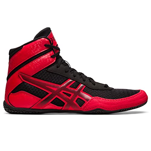 ASICS Men's MATCONTROL 3 Wrestling Shoes, 12.5, Black/Classic RED