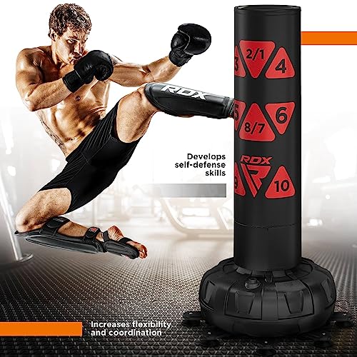 RDX Shin Guards Kickboxing Muay Thai, SATRA SMMAF Approved, Premium Maya Hide Leather, Leg Instep Protection Pads, MMA Martial Arts Kicking Sparring Training Gear, BJJ Karate Boxing Taekwondo, Black