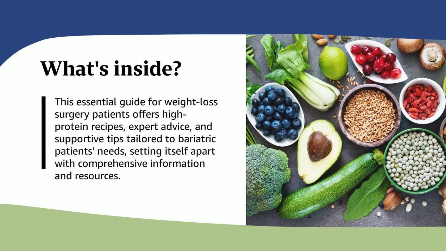The High-Protein Bariatric Cookbook: Essential Recipes for Recovery and Lifelong Weight Management