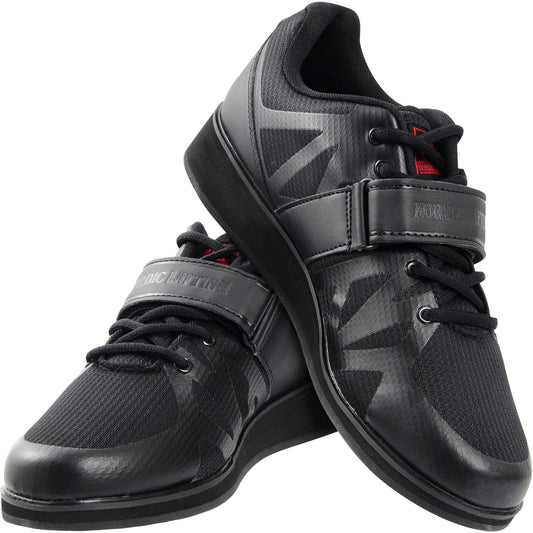 Nordic Lifting Powerlifting Shoes for Heavy Weightlifting - Men's Squat Shoe - MEGIN (Black, us_Footwear_Size_System, Adult, Men, Numeric, Medium, Numeric_12)